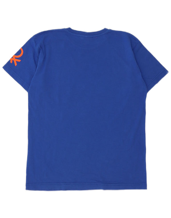 Tricou grafic Disney Benetton pentru baieti Top 11-12 ani 2XL bumbac albastru