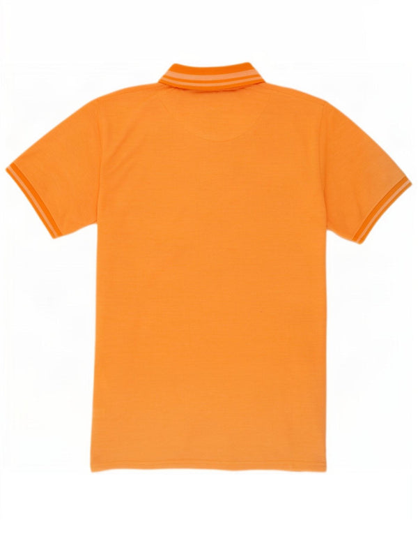 Tricou polo Lyle & Scott pentru bărbați, bumbac portocaliu 2XL