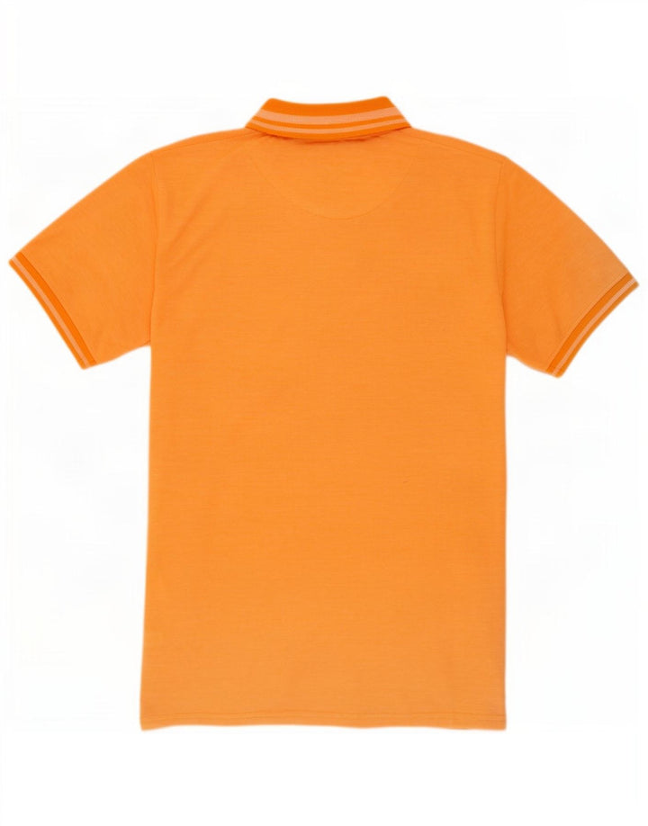 Tricou polo Lyle & Scott pentru bărbați, bumbac portocaliu 2XL