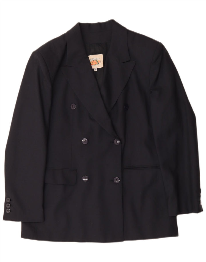 Jachetă pentru femei ANDREA'S Blazer dublu-breaste IT 46 mare bleumarin