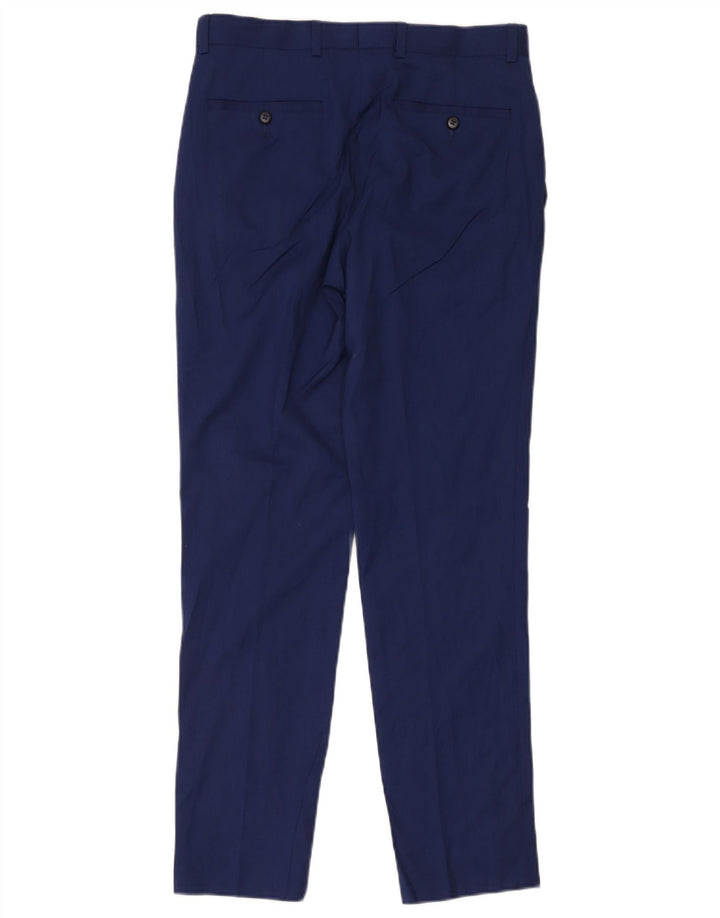 Marks & Spencer Pantaloni subțiri pentru bărbați L30 L29 Viscoză bleumarin