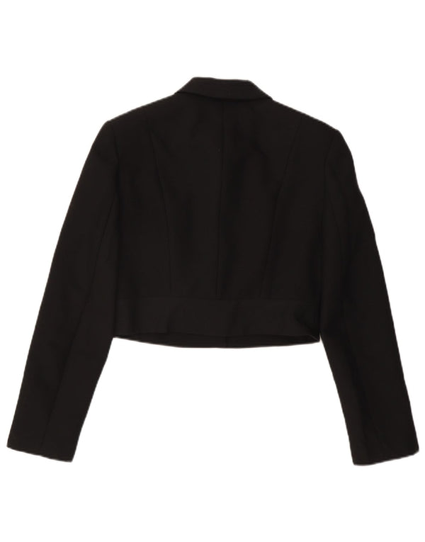 Jachetă Bolero pentru femei VINTAGE IT 42 Medium Black Viscose