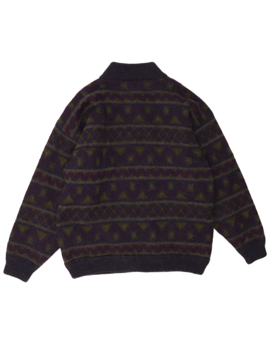 Settebello Pulover Cardigan Bărbați Mediu Multicolor Geometric