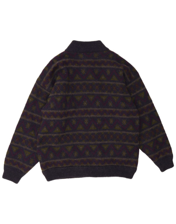Settebello Pulover Cardigan Bărbați Mediu Multicolor Geometric