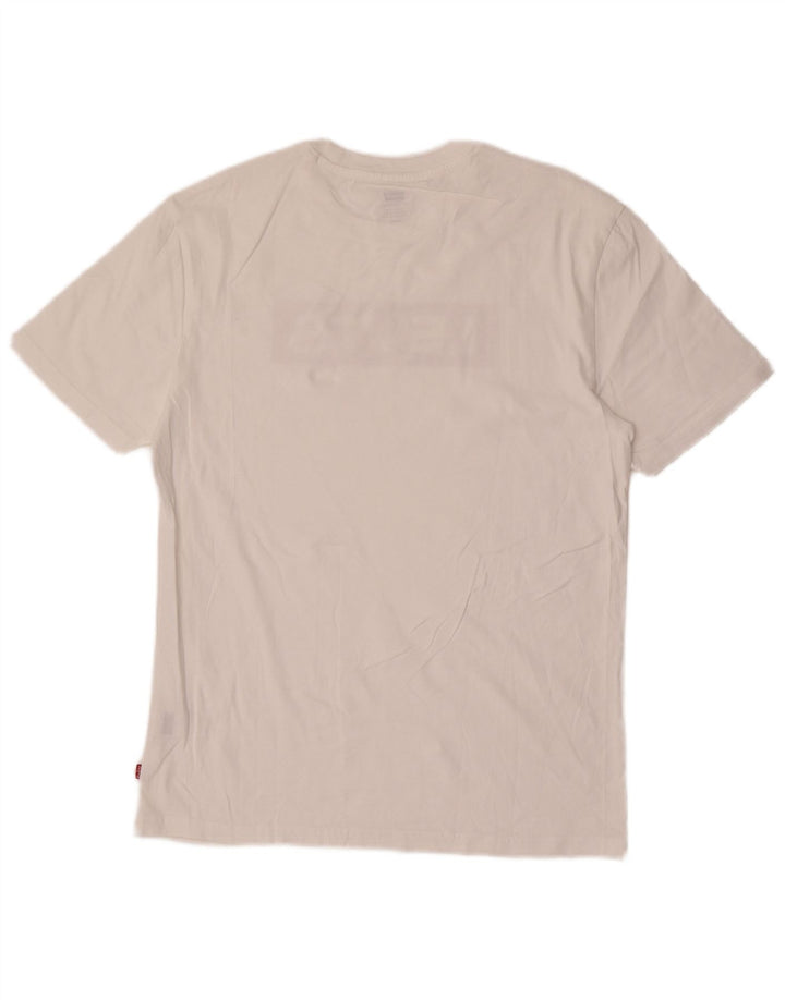Tricou grafic pentru bărbați Levi's Top Medium White Bumbac