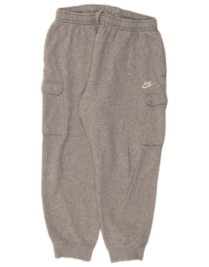 Pantaloni de trening Nike pentru bărbați Cargo Pantaloni de jogging, mari, gri, bumbac