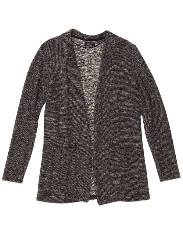 Pulover cardigan pentru bărbați Zara, mic, negru, bumbac