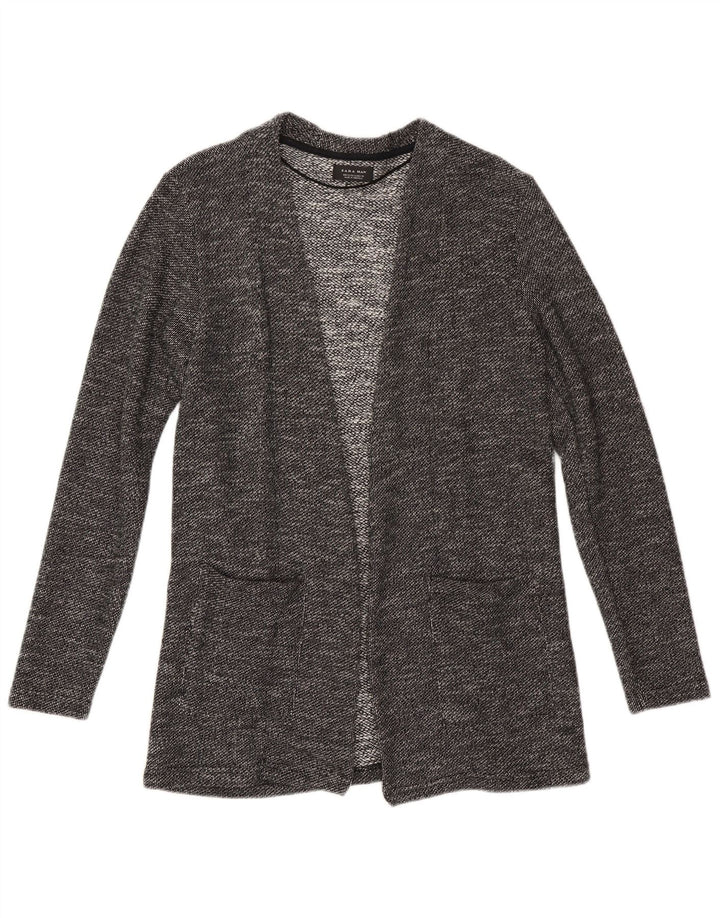 Pulover cardigan pentru bărbați Zara, mic, negru, bumbac