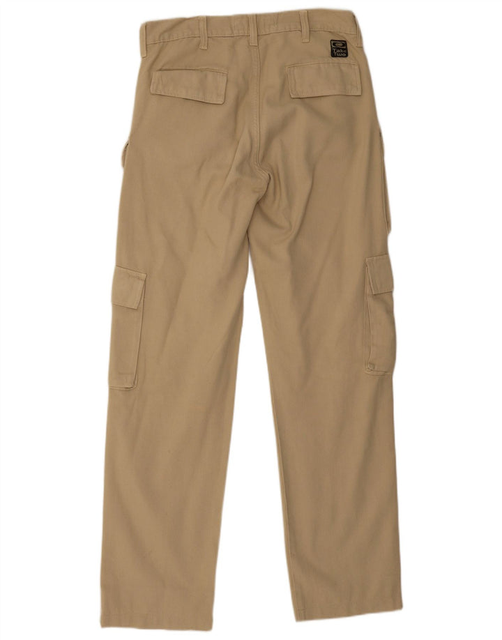 Luați doi pantaloni cargo drepți pentru bărbați W32 L31 bumbac bej