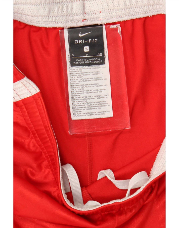 Pantaloni scurți sport Nike Dri Fit pentru bărbați, roșu, poliester color bloc