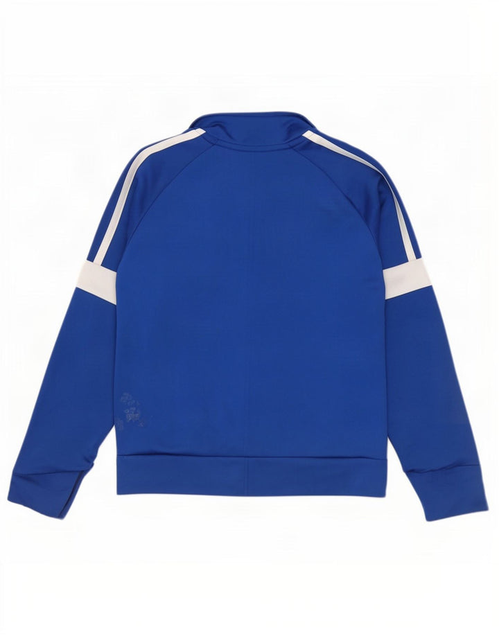 Jachetă de trening pentru băieți Adidas 5-6 ani, albastru, poliester