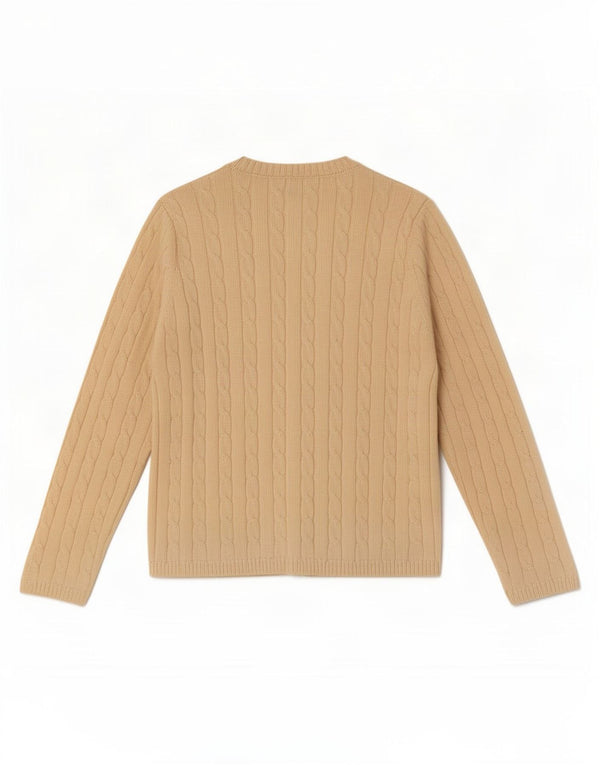 Pulover cardigan pentru femei Marks & Spencer UK 12 bumbac mediu bej
