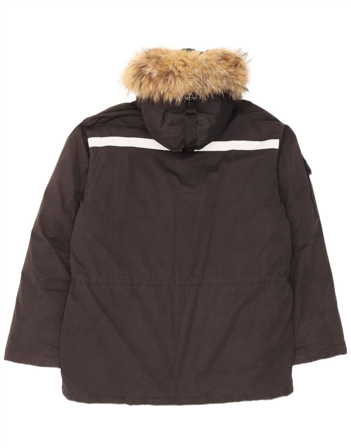 Jachetă căptușită cu glugă pentru bărbați Dolomite UK 42 XL Nylon negru