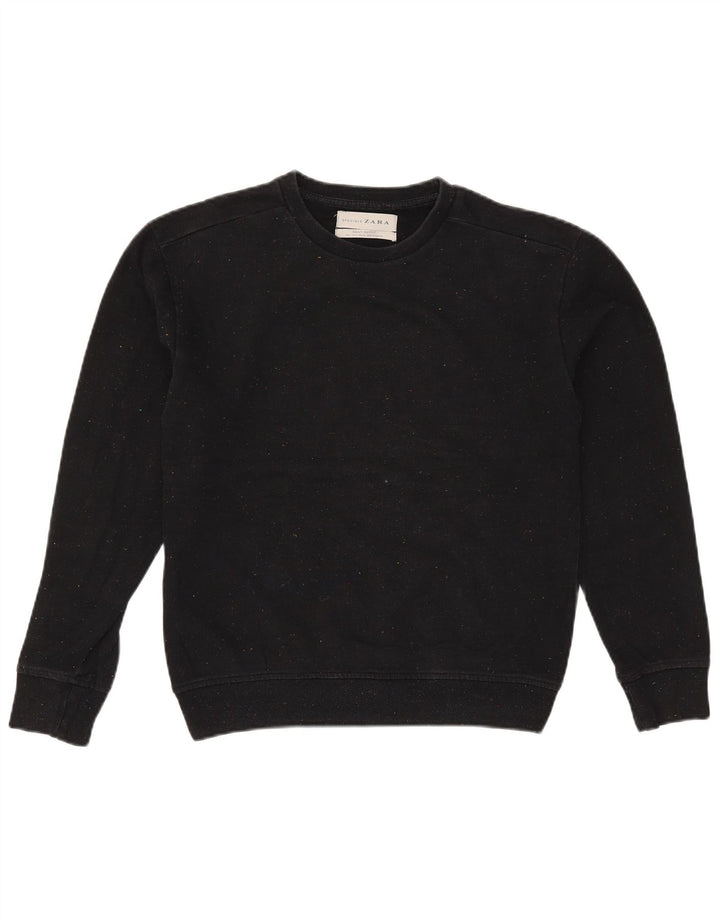 Pulover pentru bărbați Zara Mic negru cu pete