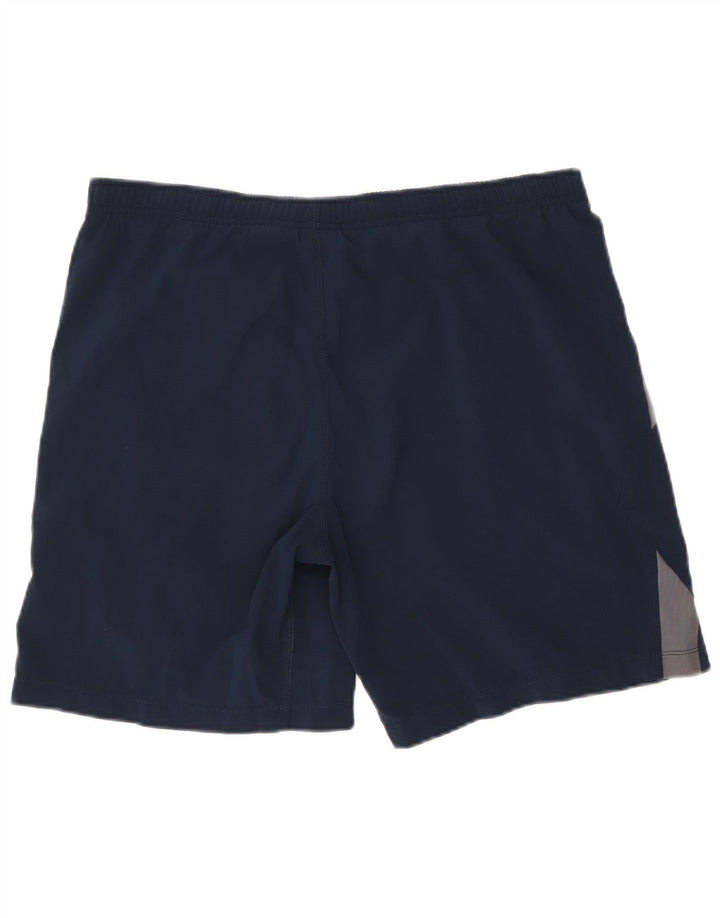 Pantaloni scurți sport Nike pentru bărbați, mici, albastru, poliester color bloc