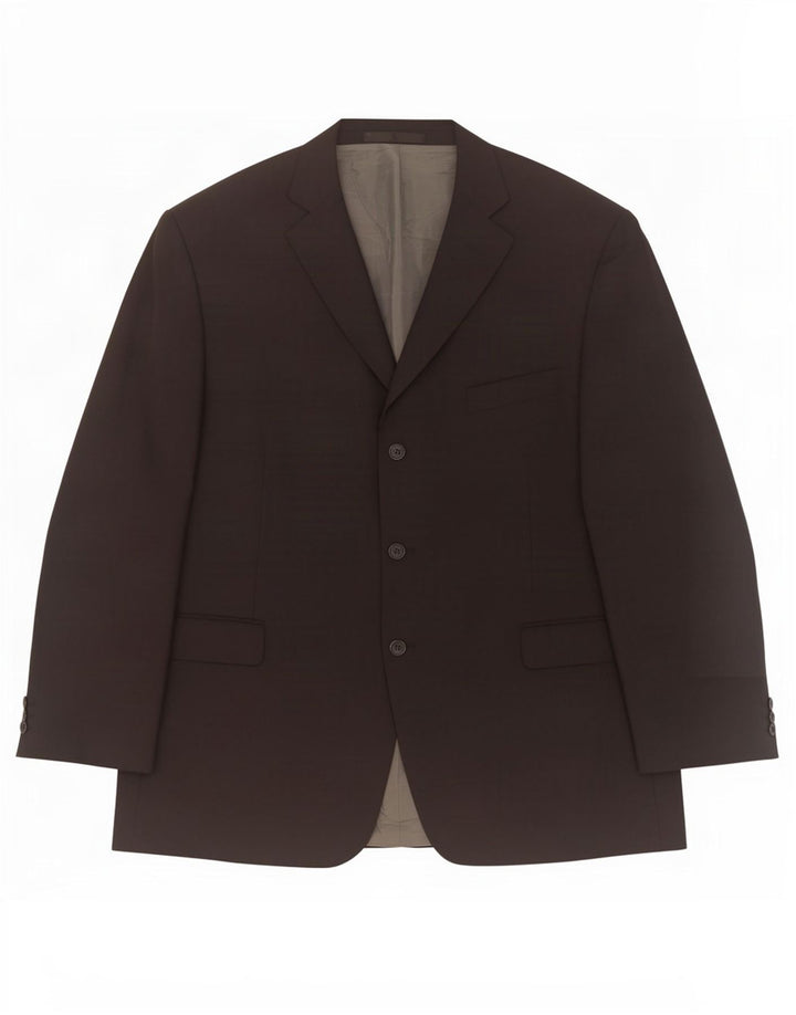 Jachetă pentru bărbați Marks & Spencer cu 3 nasturi, UK 48 2XL, poliester negru