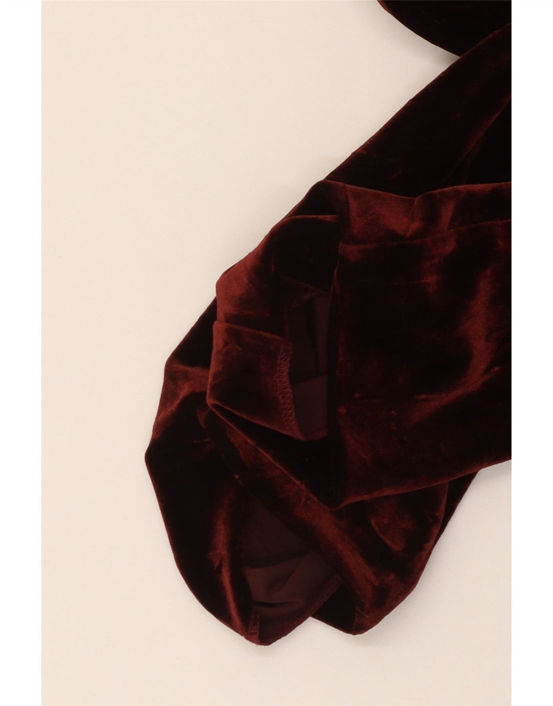 Jachetă pentru femei VINTAGE din velur cu 3 nasturi, UK 10 Mic Burgundy