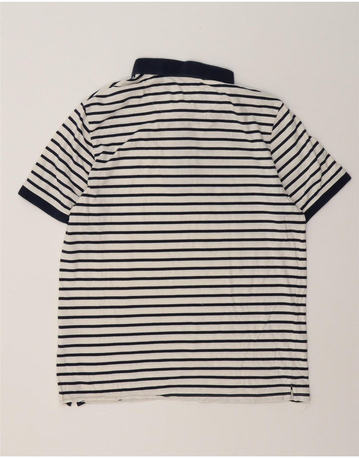 Tricou polo pentru bărbați Lyle & Scott, bumbac cu dungi albe mari