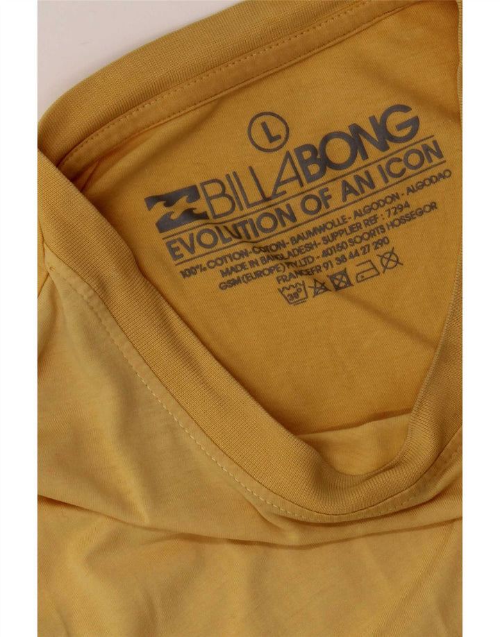 Tricou pentru bărbați Billabong Top mare din bumbac galben