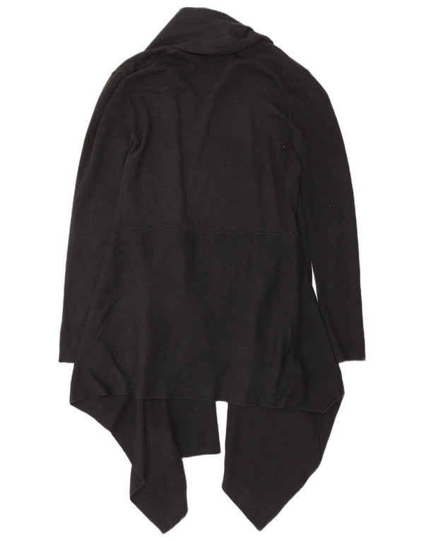 Pulover cardigan deschis pentru femei Phase Eight UK 14 bumbac mediu negru