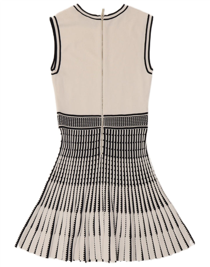 Rochie sirenă fără mâneci pentru femei Ted Baker, mărimea 2, cu dungi albe mici