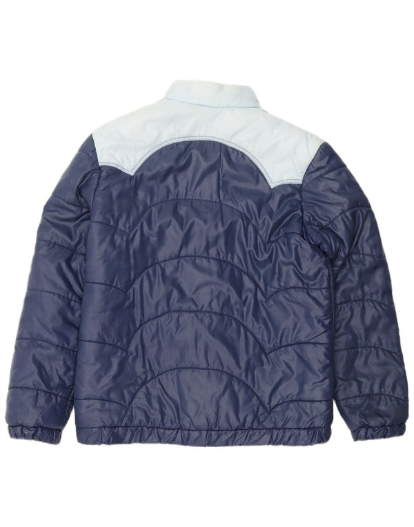 Jachetă căptușită vintage pentru bărbați IT 54 2XL Poliamidă bleumarin