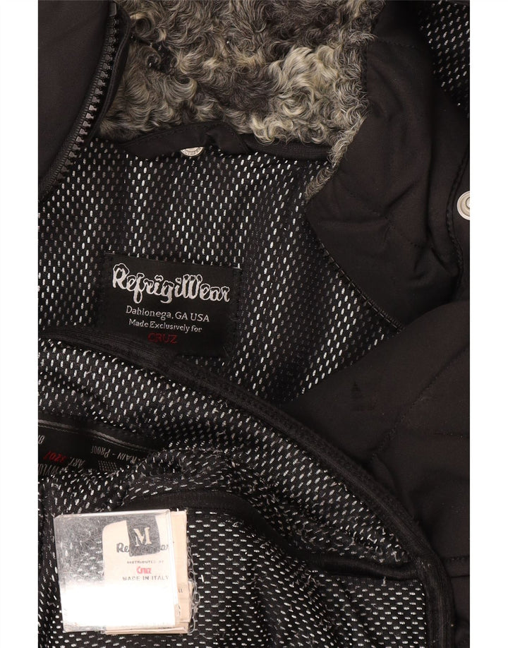 Jachetă Windbreaker Cruz cu glugă pentru femei Refrigiwear UK 12 Medium Black