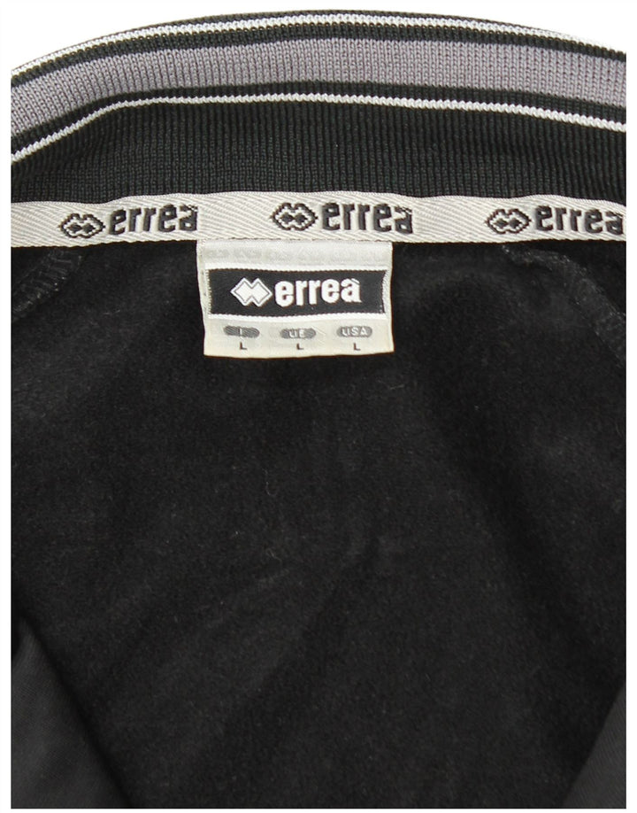 Jachetă de trening pentru bărbați ERREA, mare, negru, poliester color bloc