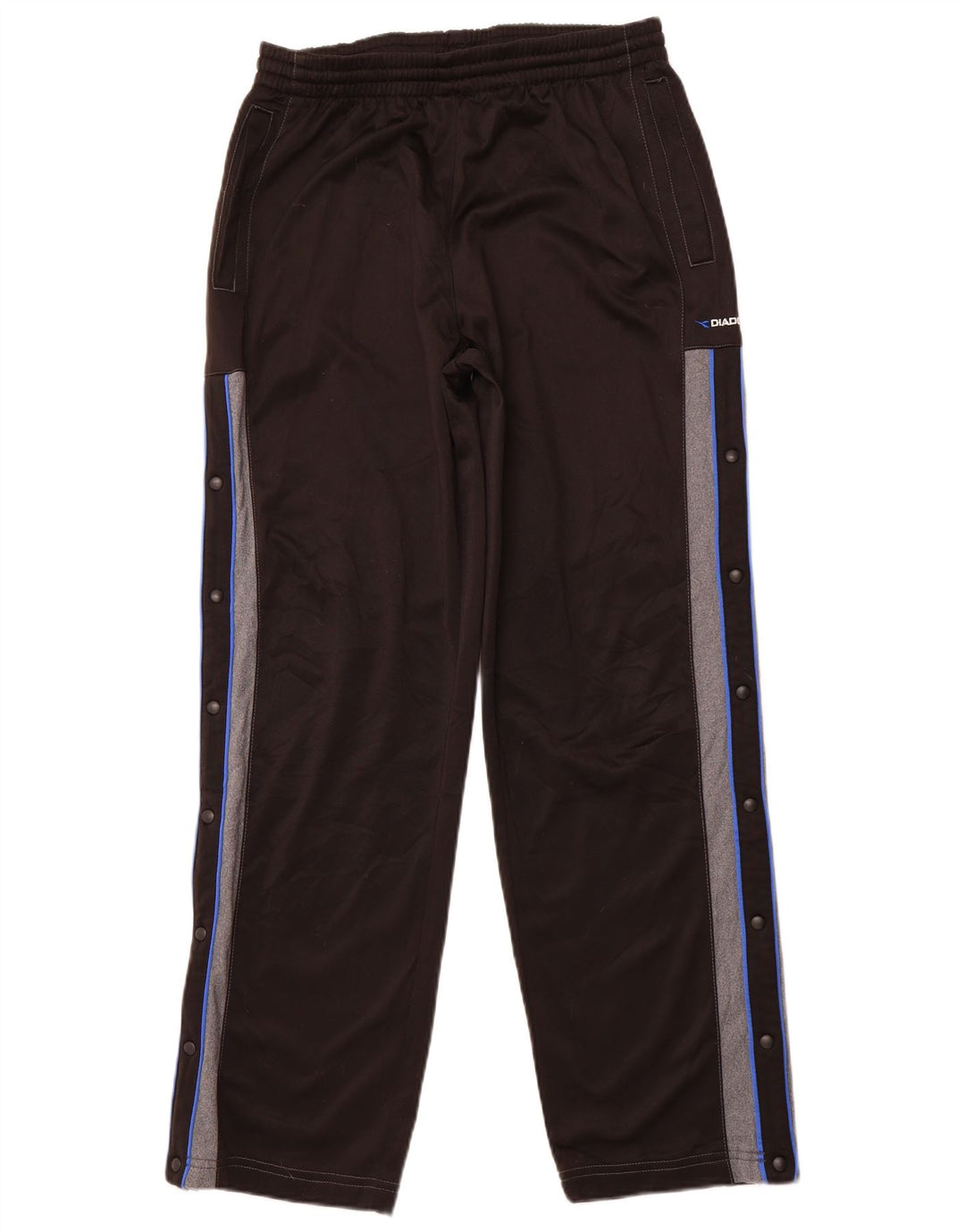 Pantaloni de trening pentru bărbați DIADORA UK 40, mare, negru, poliester color bloc
