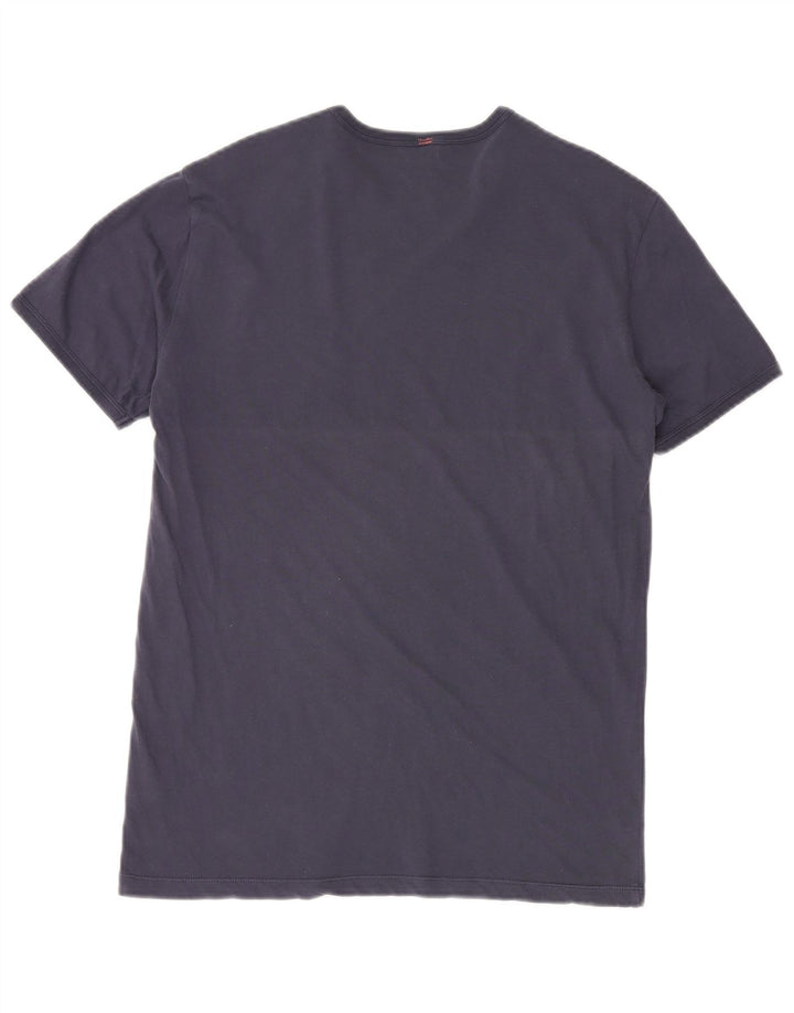 SUN68 Tricou Bărbați Top Mediu Bleumarin Bumbac
