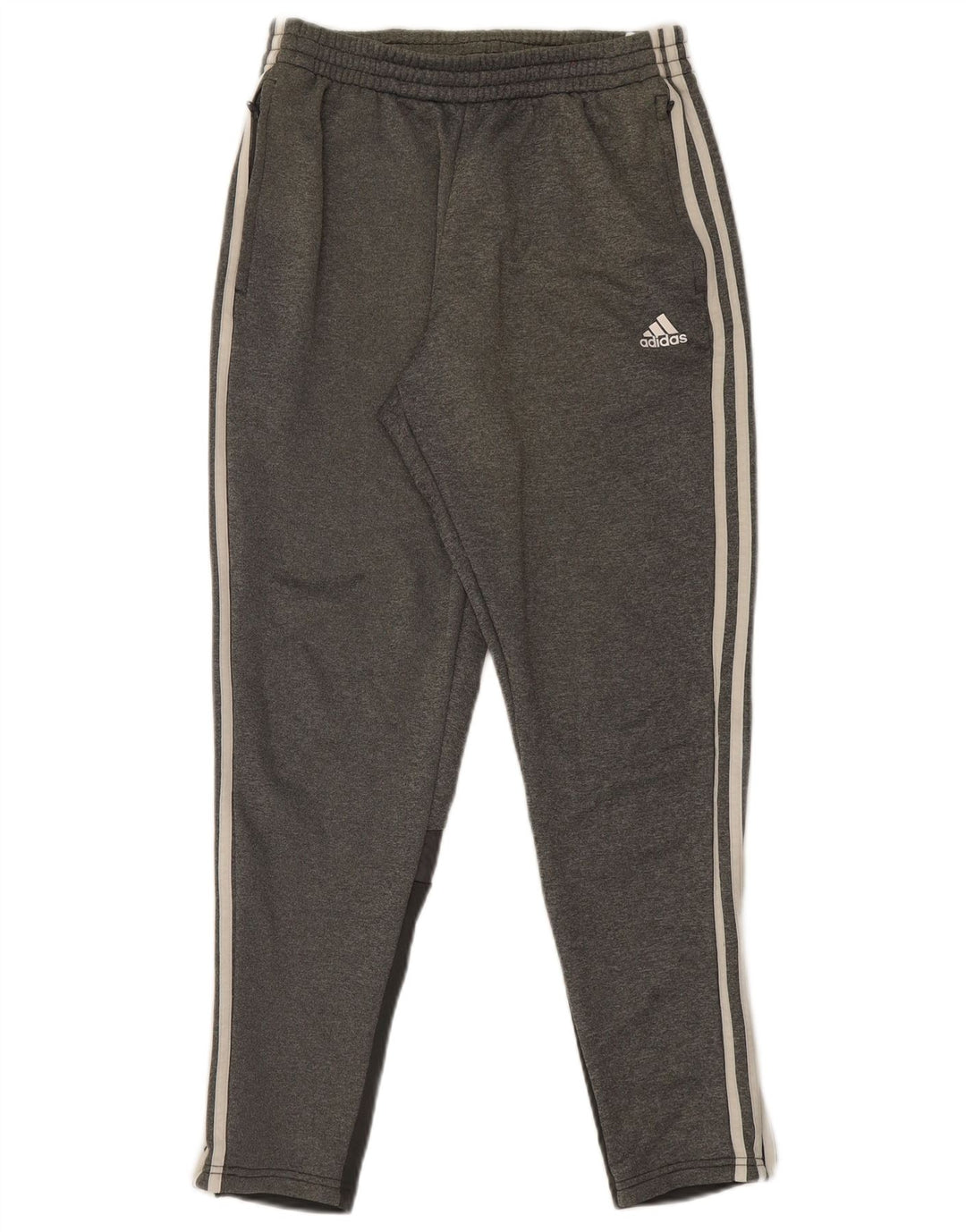 Pantaloni de trening pentru bărbați Adidas, gri mediu, poliester