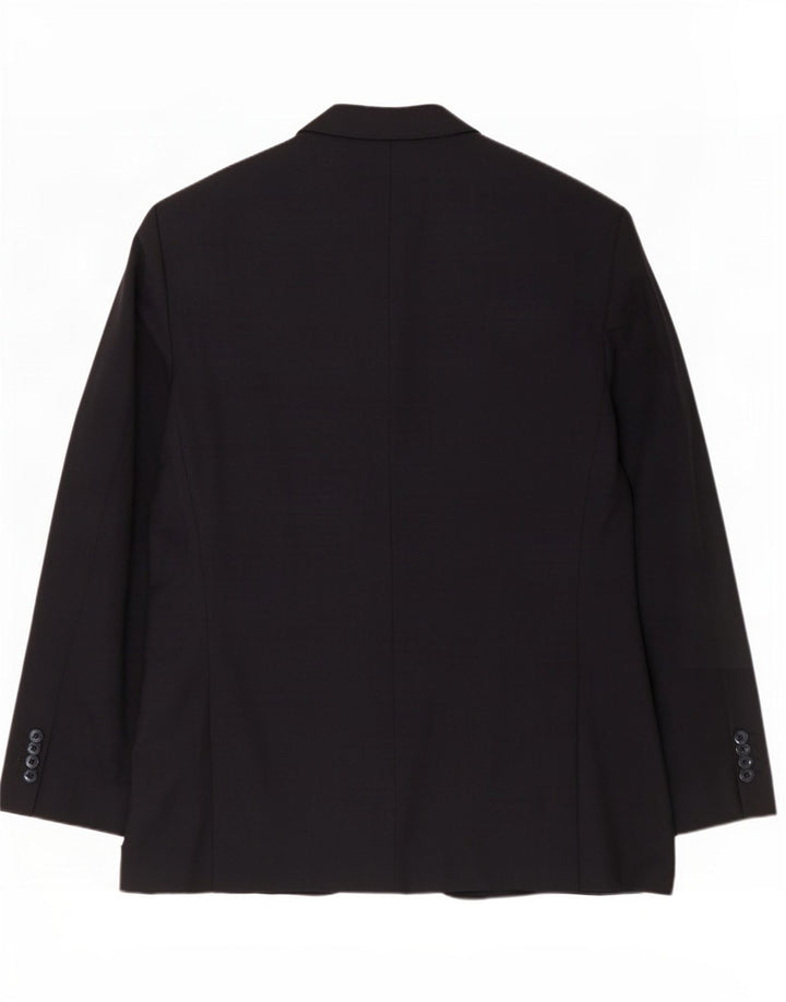 Jachetă pentru bărbați Marks & Spencer cu 2 nasturi, UK 44 XL, lână neagră