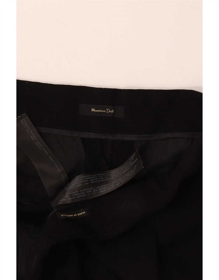 Pantaloni Bootcut pentru femei Massimo Dutti L34 L32 Viscoză neagră