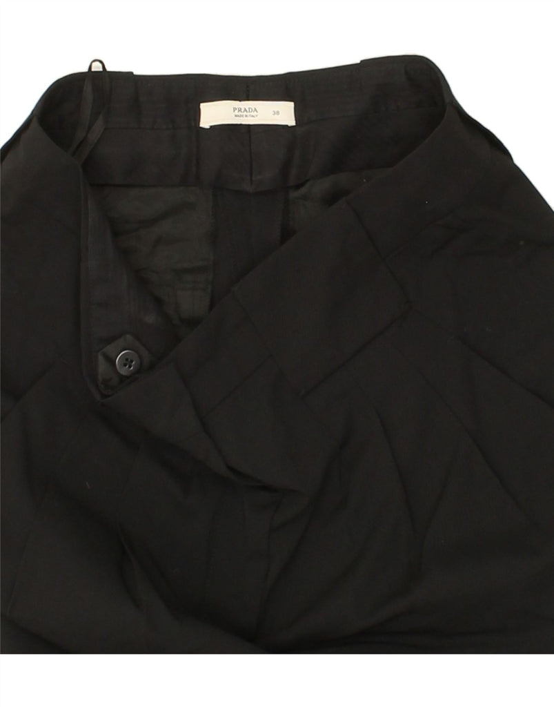 PRADA Womens Pegged Suit Trousers EU 38 Medium W28 L25 Black Vintage Prada and Second-Hand Prada from Messina Hembry 