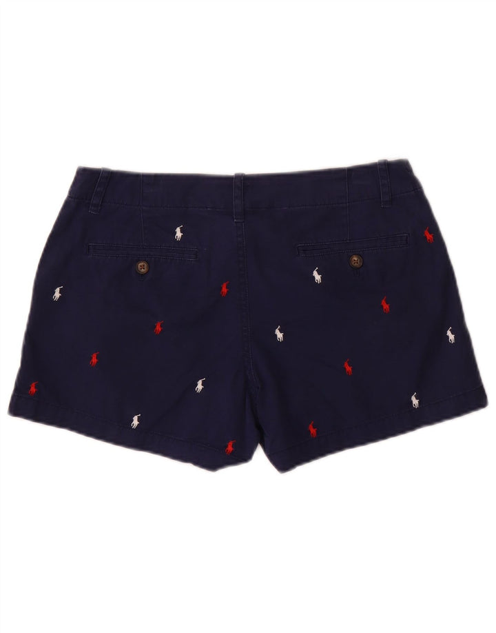 POLO RALPH LAUREN Pantaloni scurți chino pentru femei US 0 XS W30 bleumarin pete