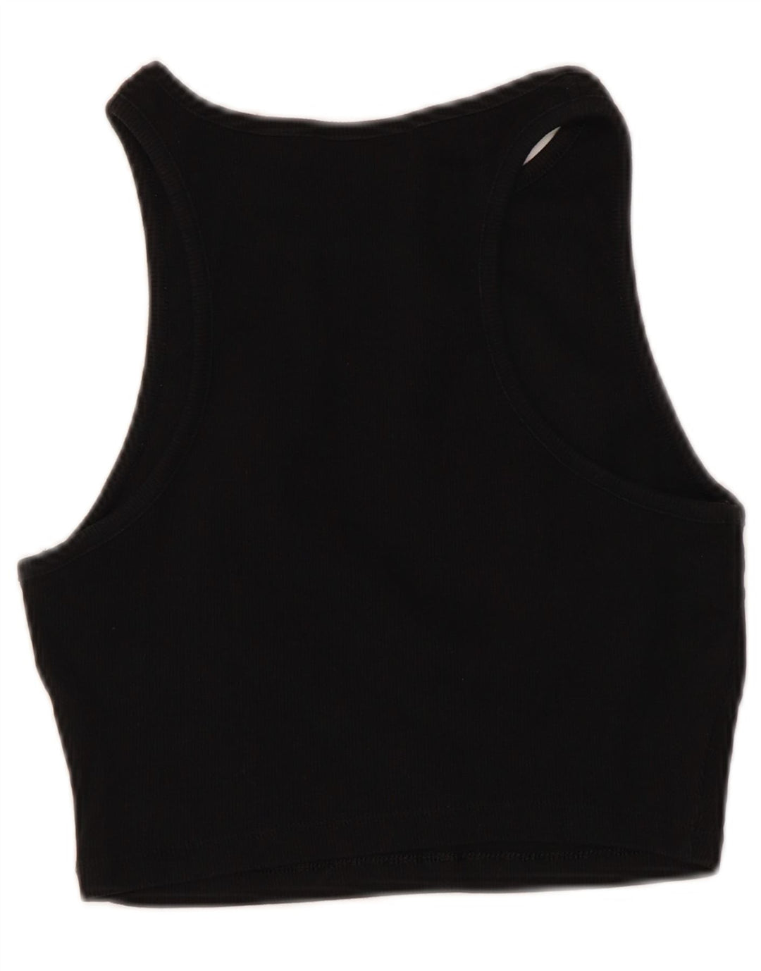 Crop top fără mâneci pentru femei Zara UK 14 mare negru