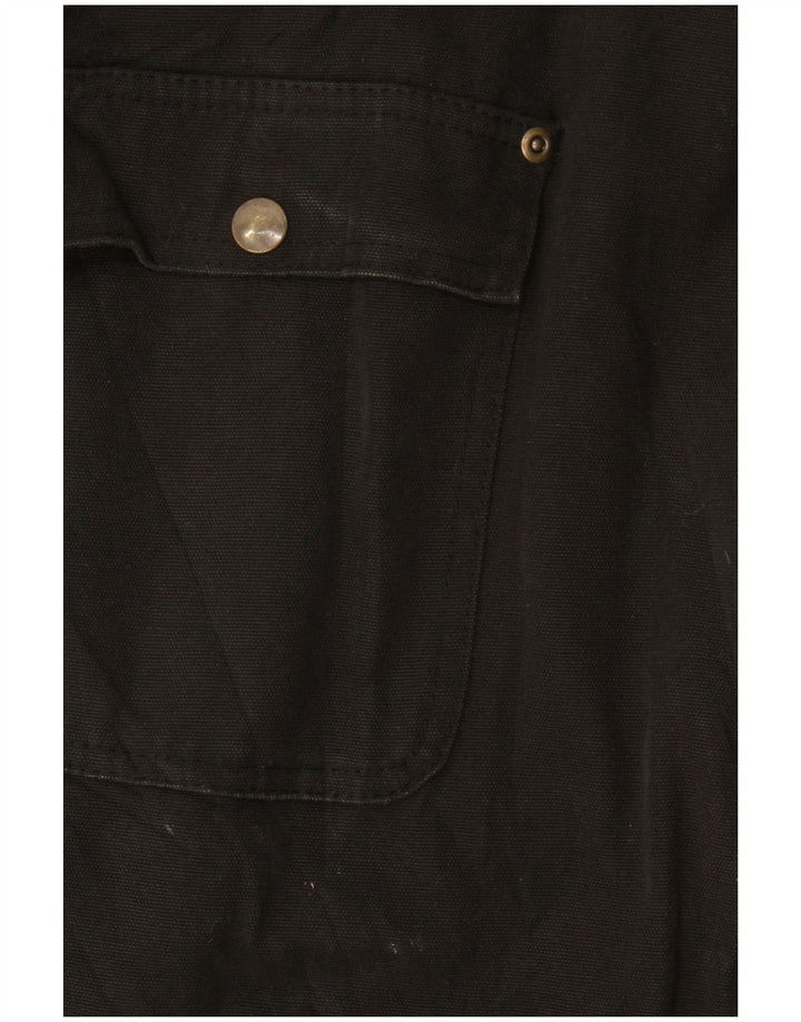 Jachetă Windbreaker pentru bărbați Old Mill UK 44 2XL Bumbac negru