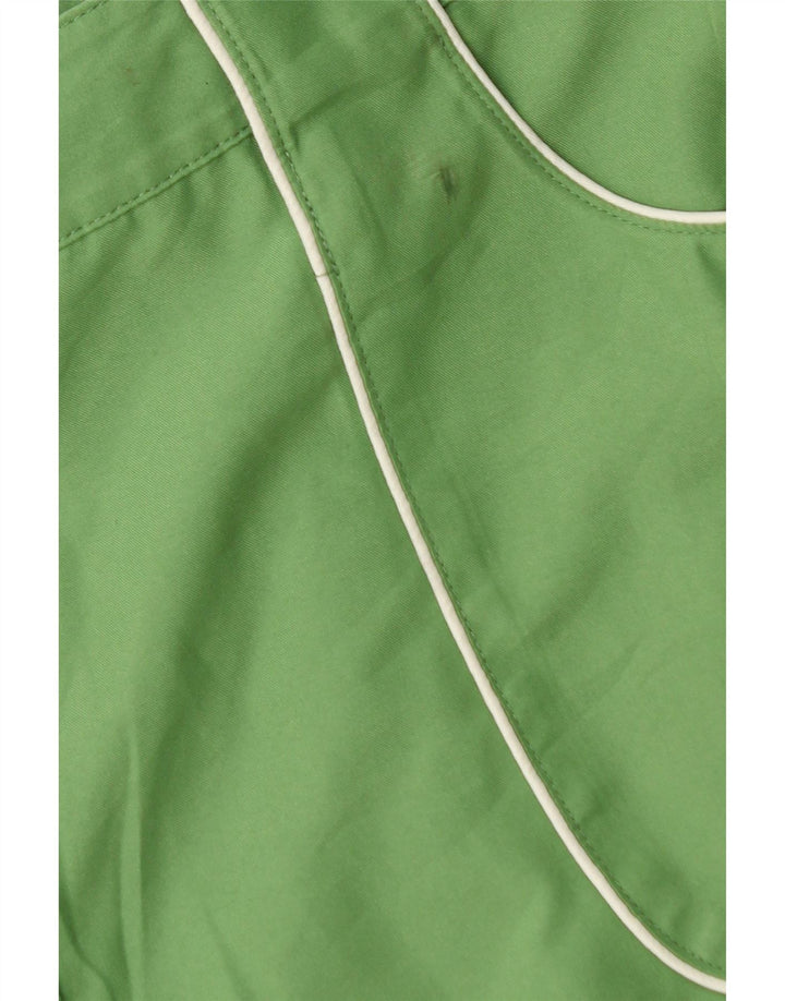 IZOD Womens Casual Shorts US 12 Large W34  Green Polyester Vintage Izod and Second-Hand Izod from Messina Hembry 