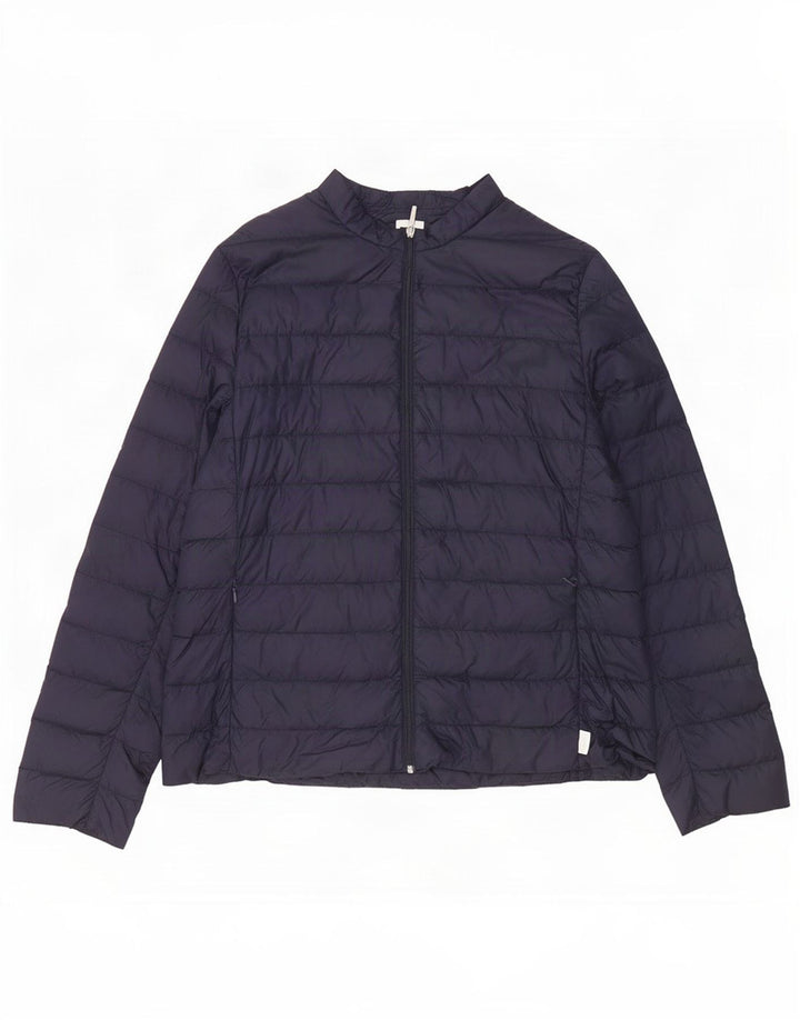 Jachetă căptușită pentru femei Max Mara UK 16, mare, bleumarin, poliamidă