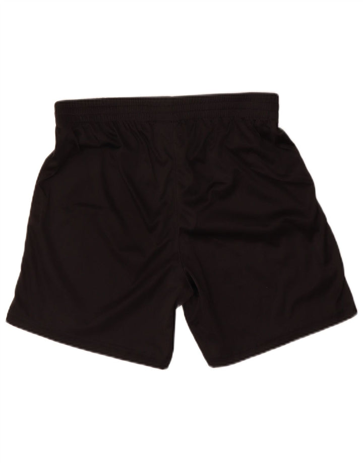 Pantaloni scurți sport Umbro pentru bărbați, poliester mediu negru