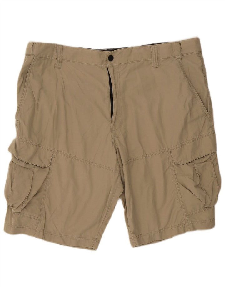 Pantaloni scurți cargo pentru bărbați Marks & Spencer W40 XL bumbac bej