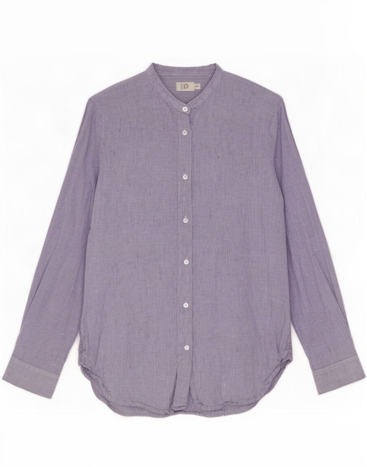Cămașă Dack’s pentru femei UK 14 Medium Blue Pinstripe