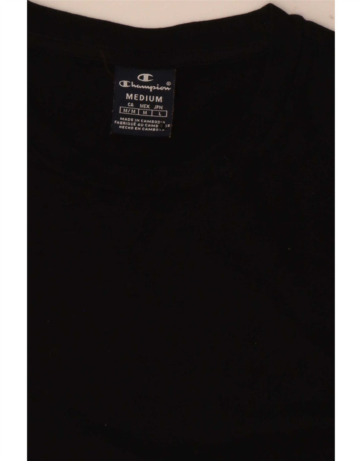 Tricou grafic pentru bărbați Champion Top Mediu Negru Colorblock