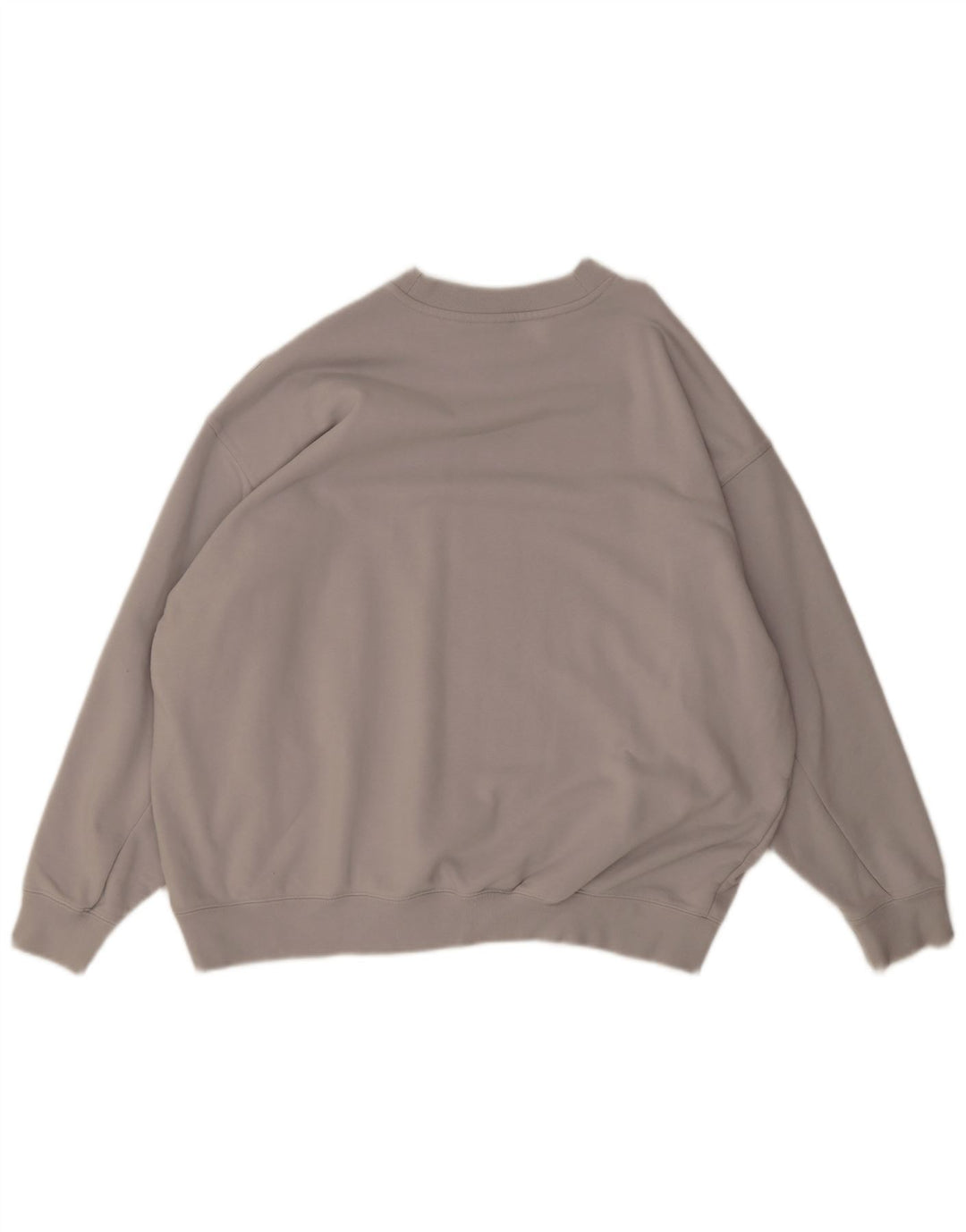 Pulover supradimensionat pentru femei Adidas UK 10 Bumbac gri mic