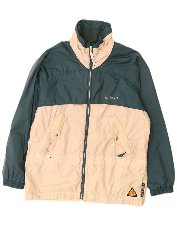 Jachetă Windbreaker pentru bărbați cu grafică Chervo UK 36, verde, color block