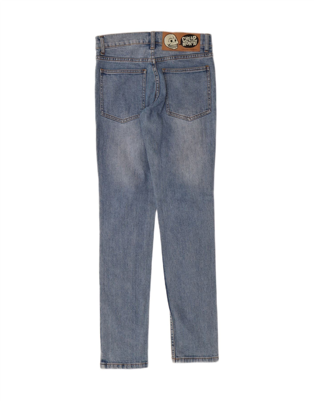 CHEAP MONDAY Womens Slim Jeans W28 L32 Blue Cotton