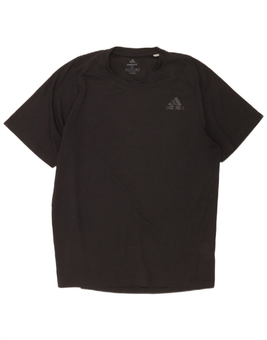 Tricou ADIDAS Climalite pentru bărbați, poliester mediu negru
