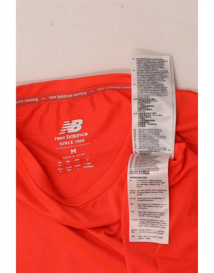 Tricou pentru bărbați New Balance Top Medium Orange Poliester