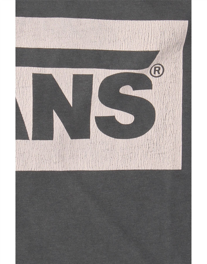 Tricou grafic clasic Vans pentru bărbați Top mare gri