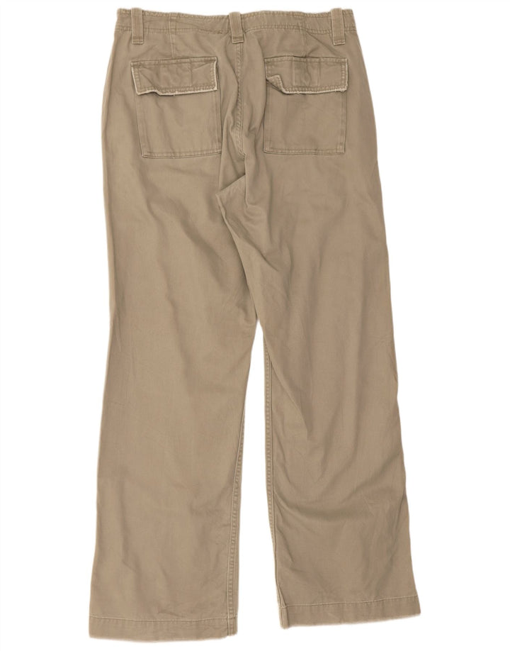 Pantaloni chino Bootcut Gap Bărbați L33 L32 Kaki Bumbac